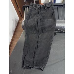 Women's Butt I Love You Wax Black Distressed Jeans Size 7/28 Style #90714 Denim